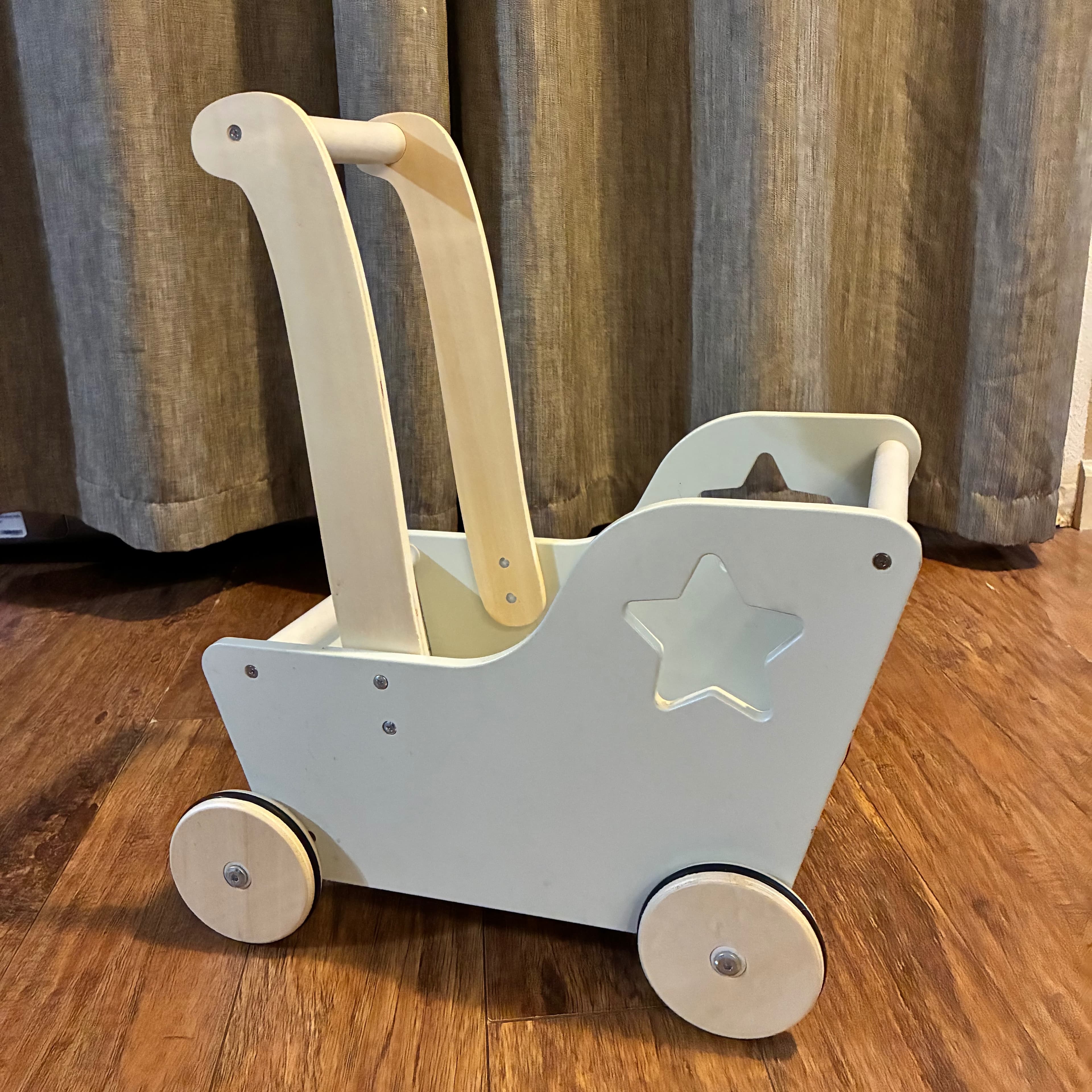 Moovers Wooden Baby Walker/wagon