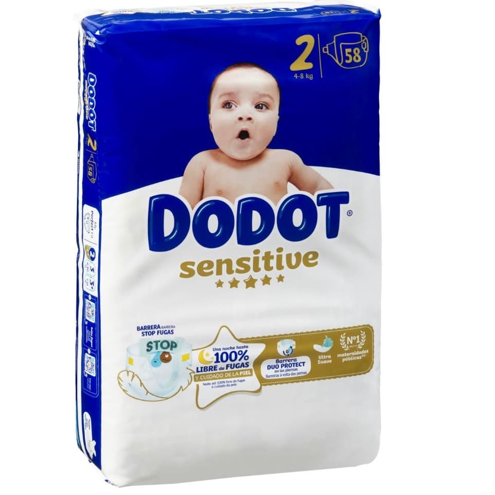 DODOT Sensitive (Pampers) Size 2 (4-8 kilos)