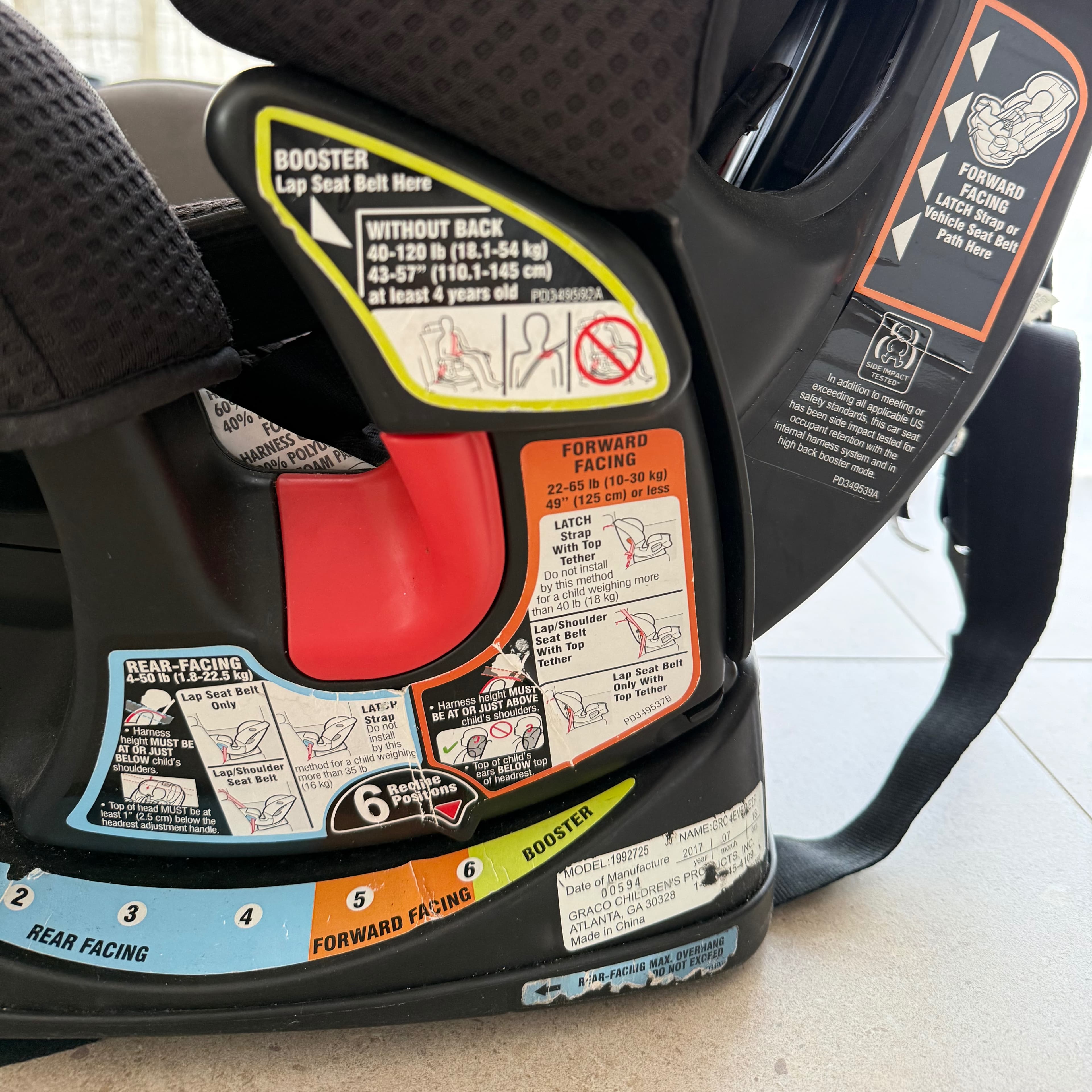 Seggiolino auto convertibile Graco 4Ever 4 in 1 - 4