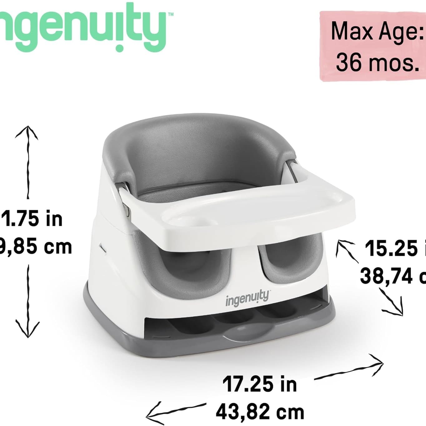 Ingenuity, seggiolino 2 in 1 Baby Base - 3