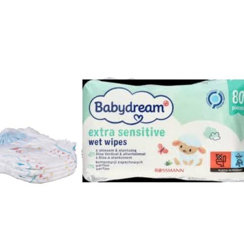 Emergency Pack! Baby Wipes and 10 Nappies (size 4)