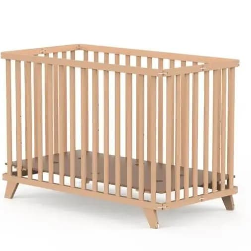 Mayla - full size Wooden Crib 120x 60 + Matress 10 cm