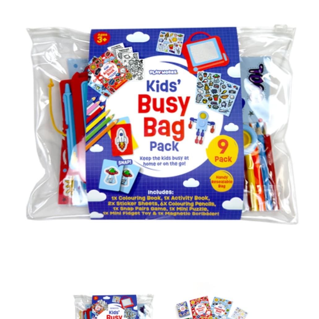 Activity busy bag (blue)