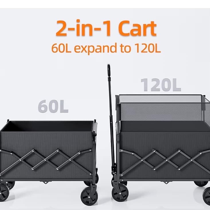 Wagons with 100 kg load capacity 