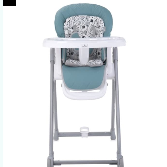 DINING CHAIR-HIGH CHAIR Lorelli® PARTY ARTIC BLUE LEATHER