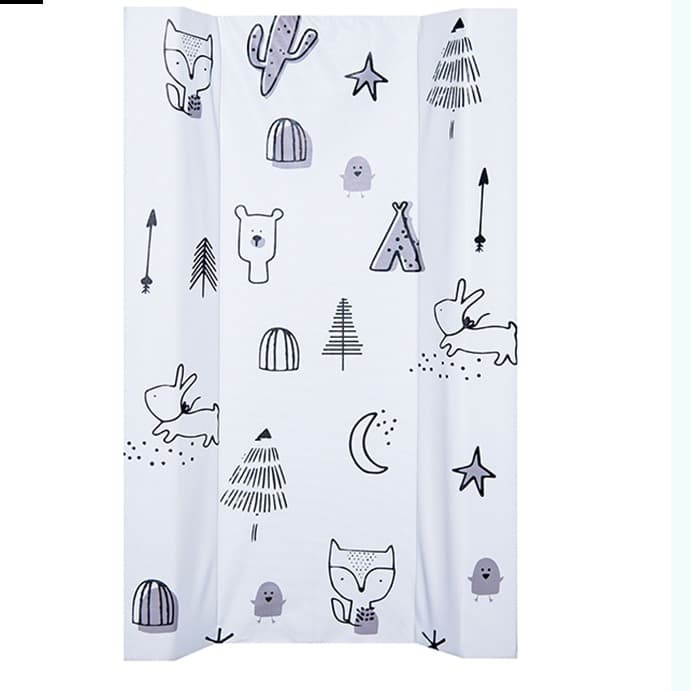 CHANGING TABLE WITH HARD BASE X-TREME BABY INDIAN GREY 50 x 80 cm