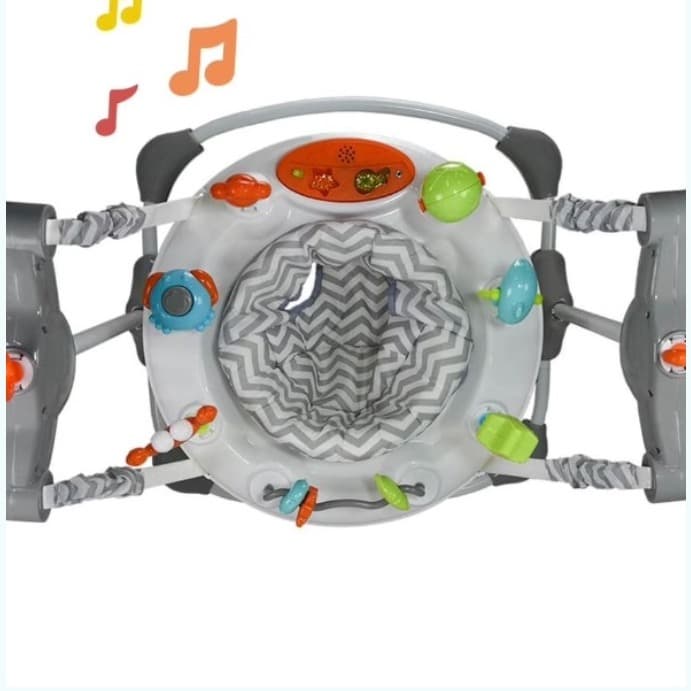 BEBE STARS TRAMPOLINE SEA ANIMALS STEEL GREY