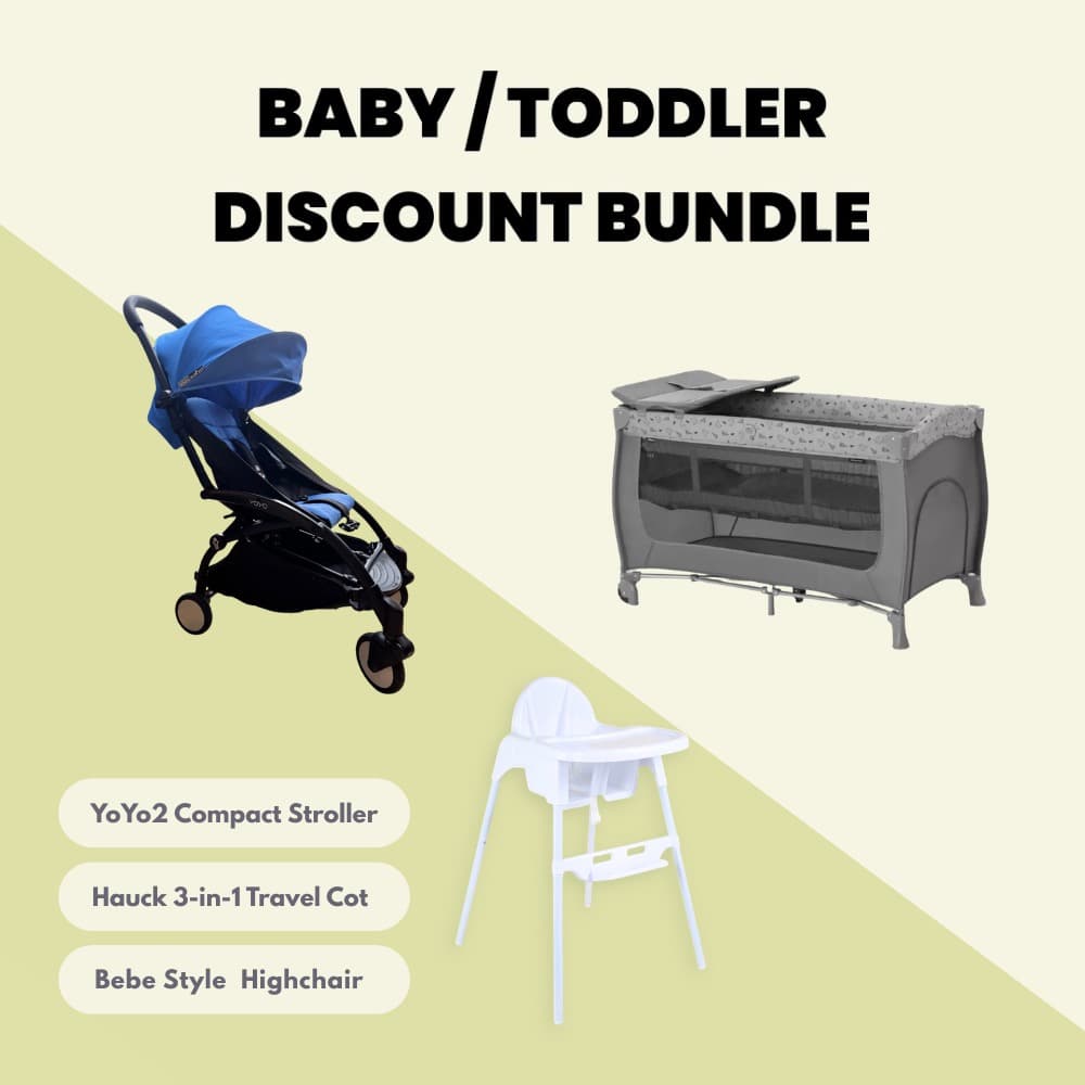 Stroller / Travel Cot / Highchair Bundle