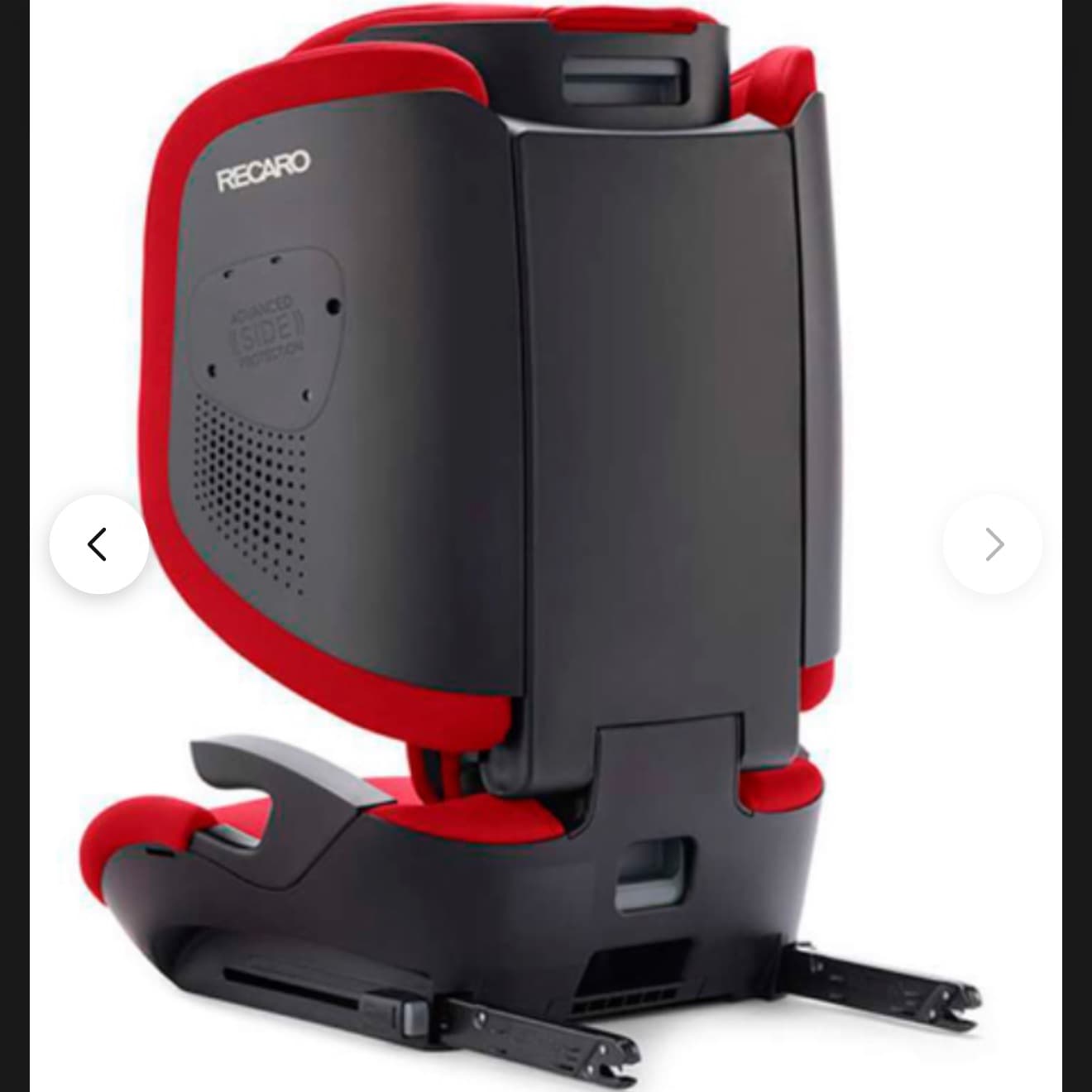 Recaro Monza CFX, seggiolino auto, rosso (da 100-150 cm, 3,5 anni - 12 anni) - 2