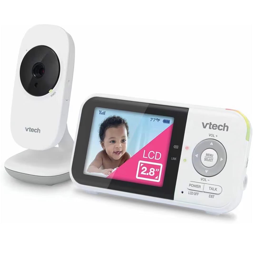 VTech VM819 Baby Monitor with Camera and Audio, 2.8