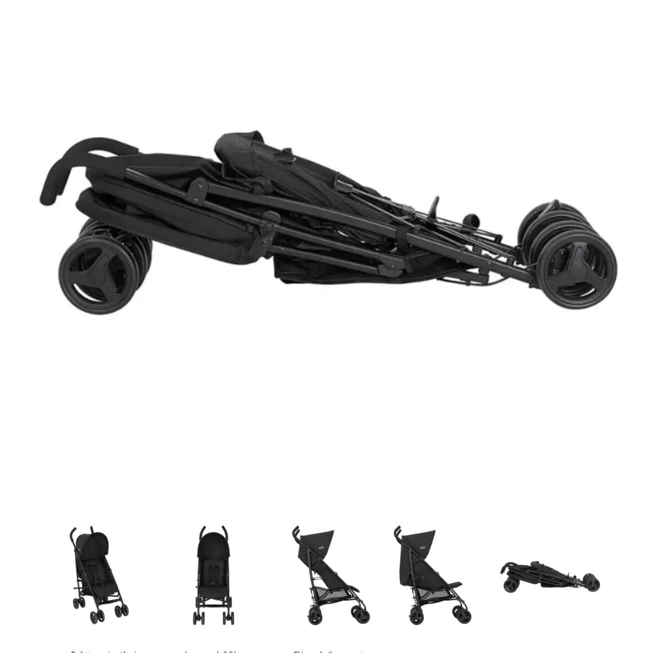 Lightweight foldable stroller