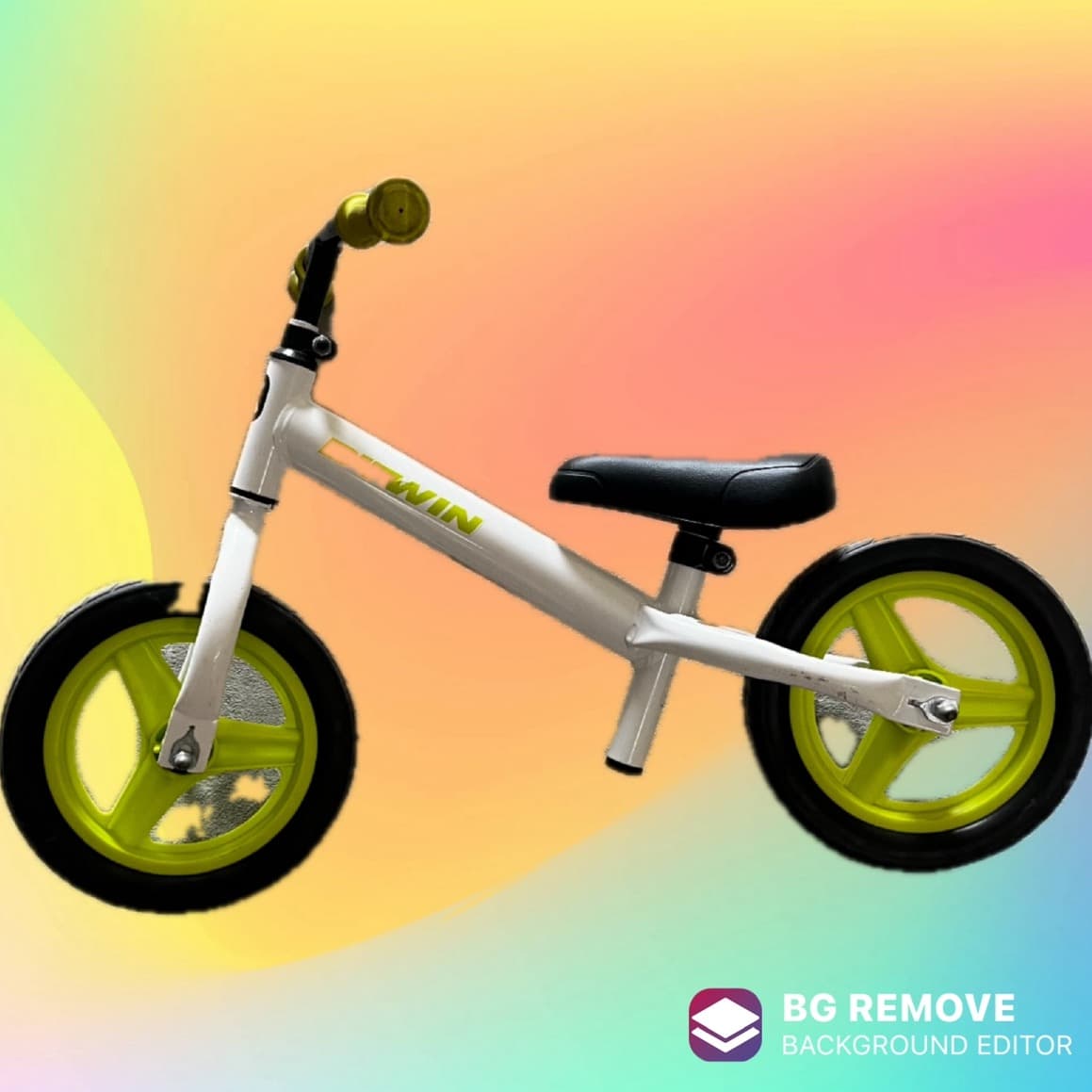 Bicycle without pedals