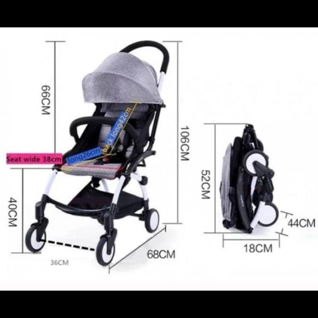 Baby Stroller Compact Lightweight Carry-on Foldable - 4
