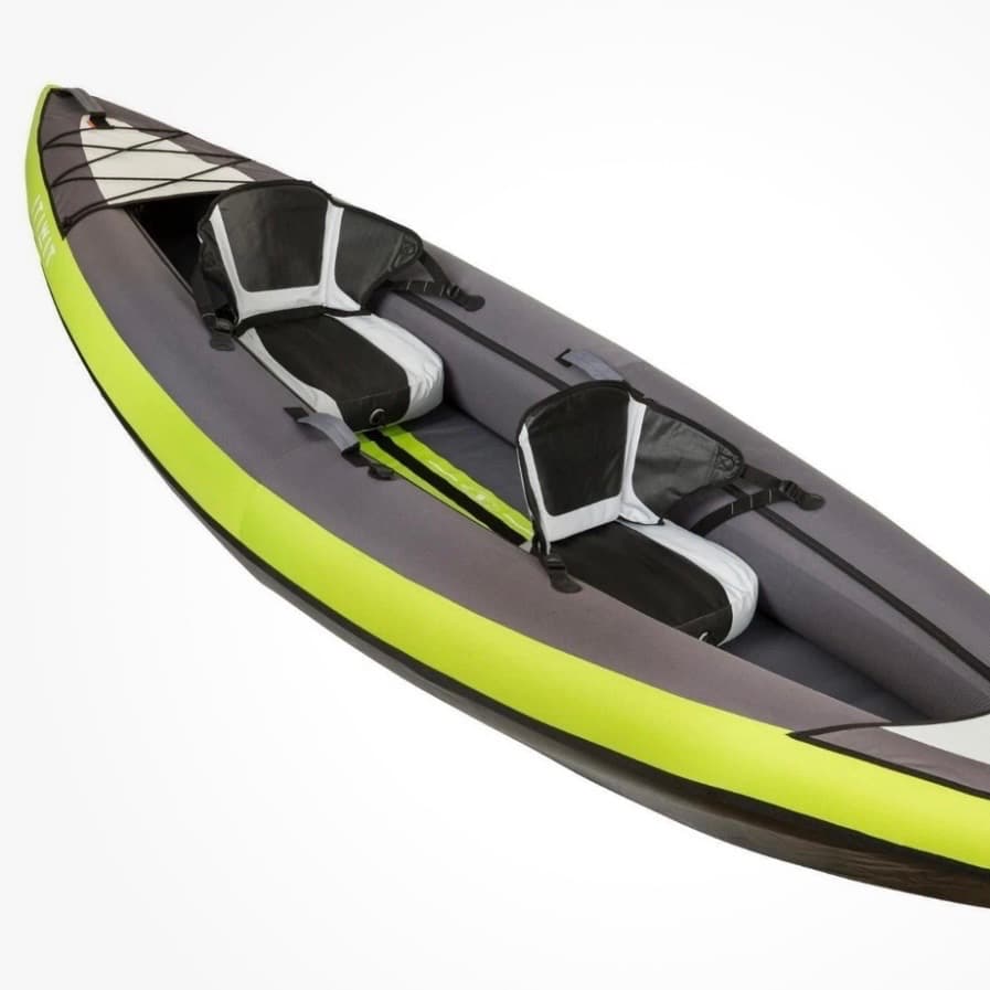 inflatable rigid two-person canoe 