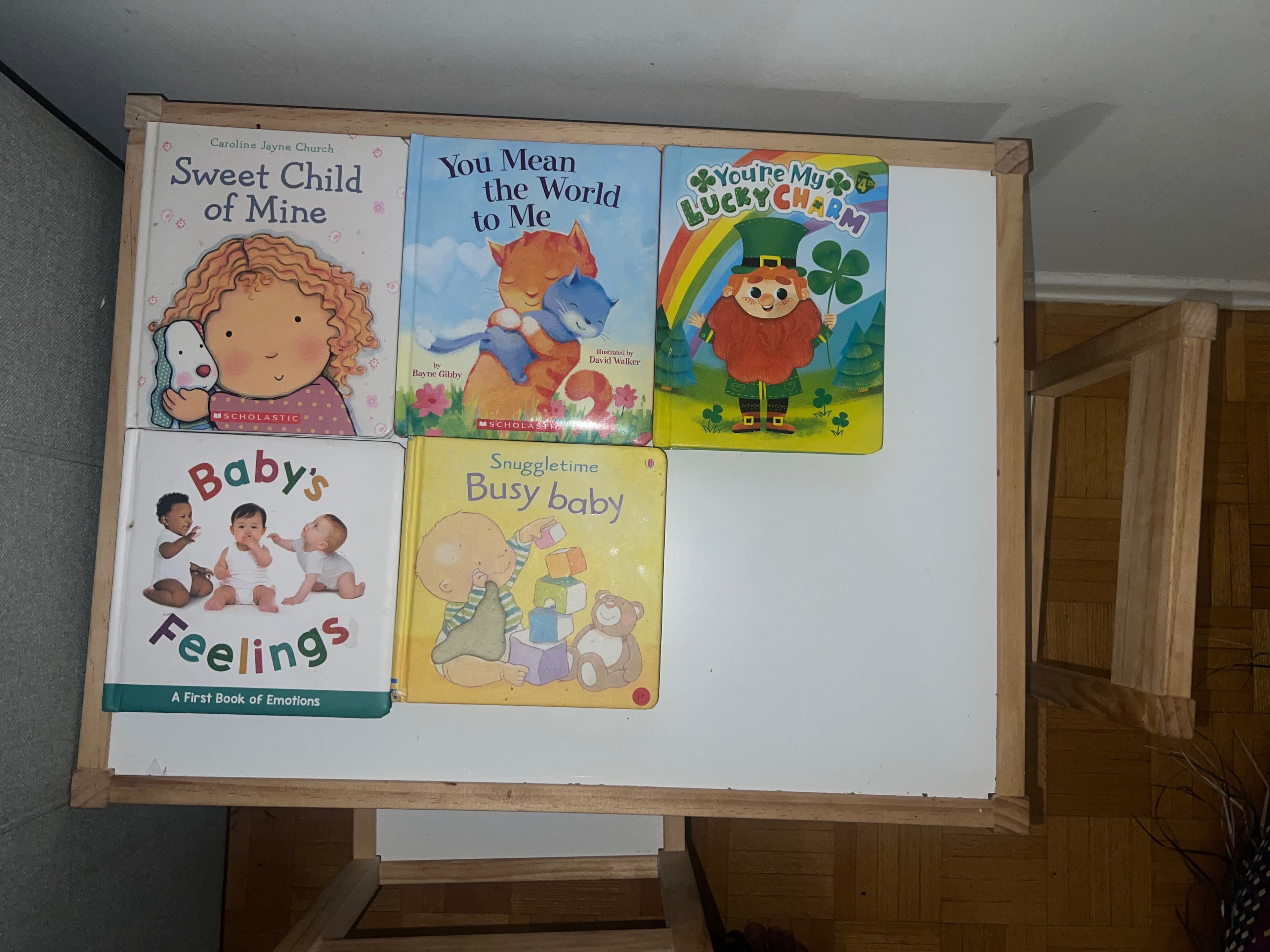 5 different books for babies and toddlers 