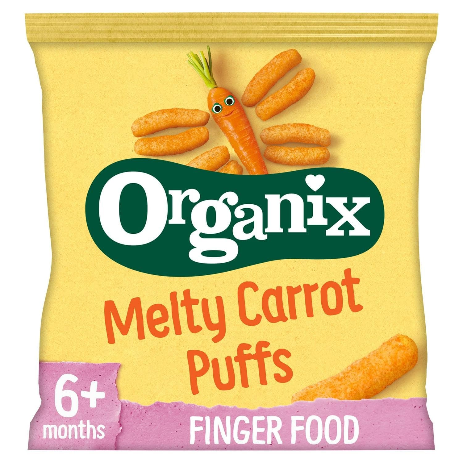 Organix Melty Organic Carrot Baby Puffs