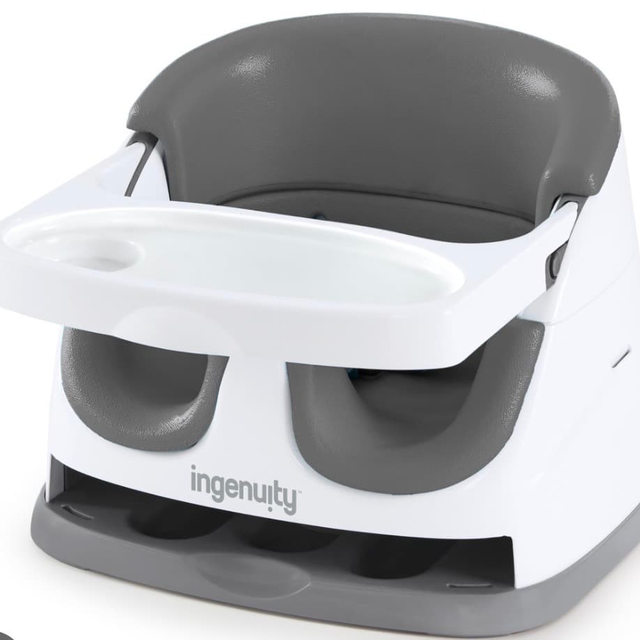 Ingenuity Baby Base 2-in-1 Booster Feeding and Floor Seat