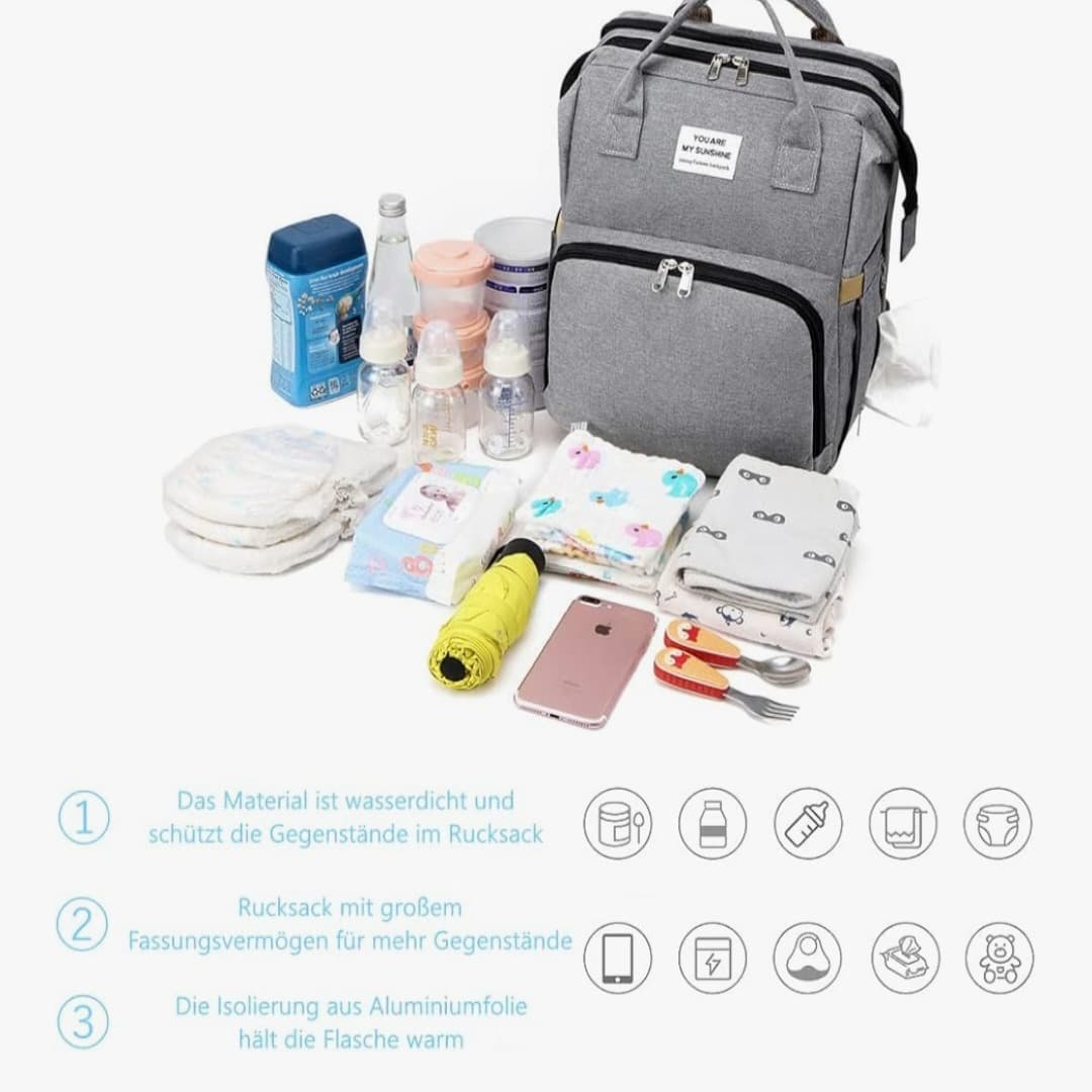 🎒 Zaino Fasciatoio con Lettino 👶✨ - 4
