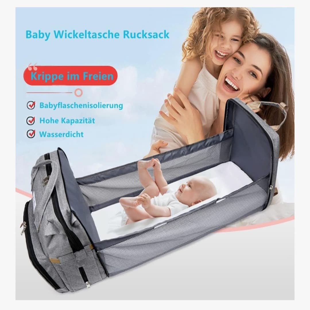 🎒 Zaino Fasciatoio con Lettino 👶✨ - 2