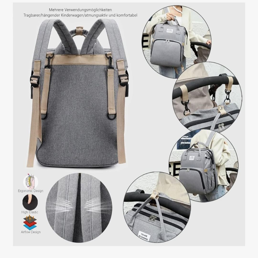 🎒 Zaino Fasciatoio con Lettino 👶✨ - 6