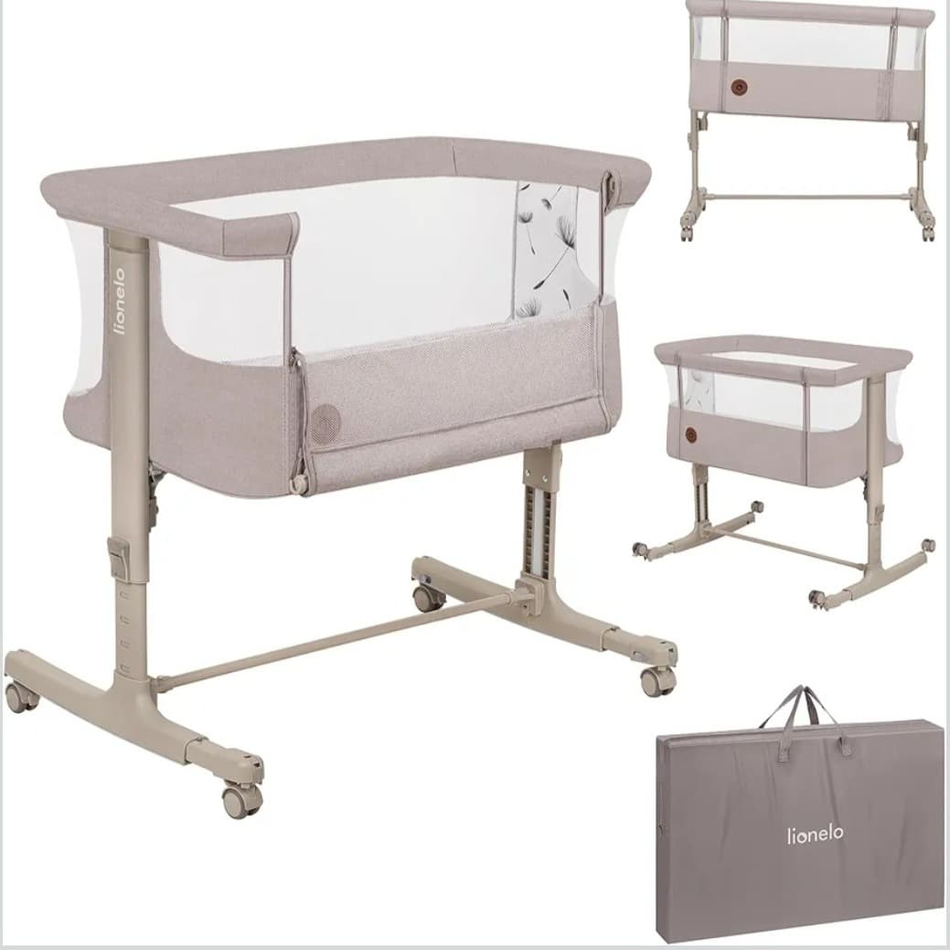 🛏️ 3-in-1 Co-Sleeping Cradle 👶✨