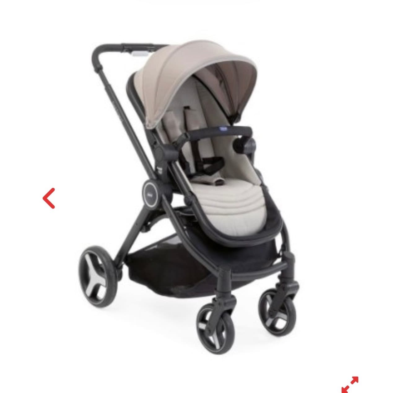 Chicco stroller with rain cover