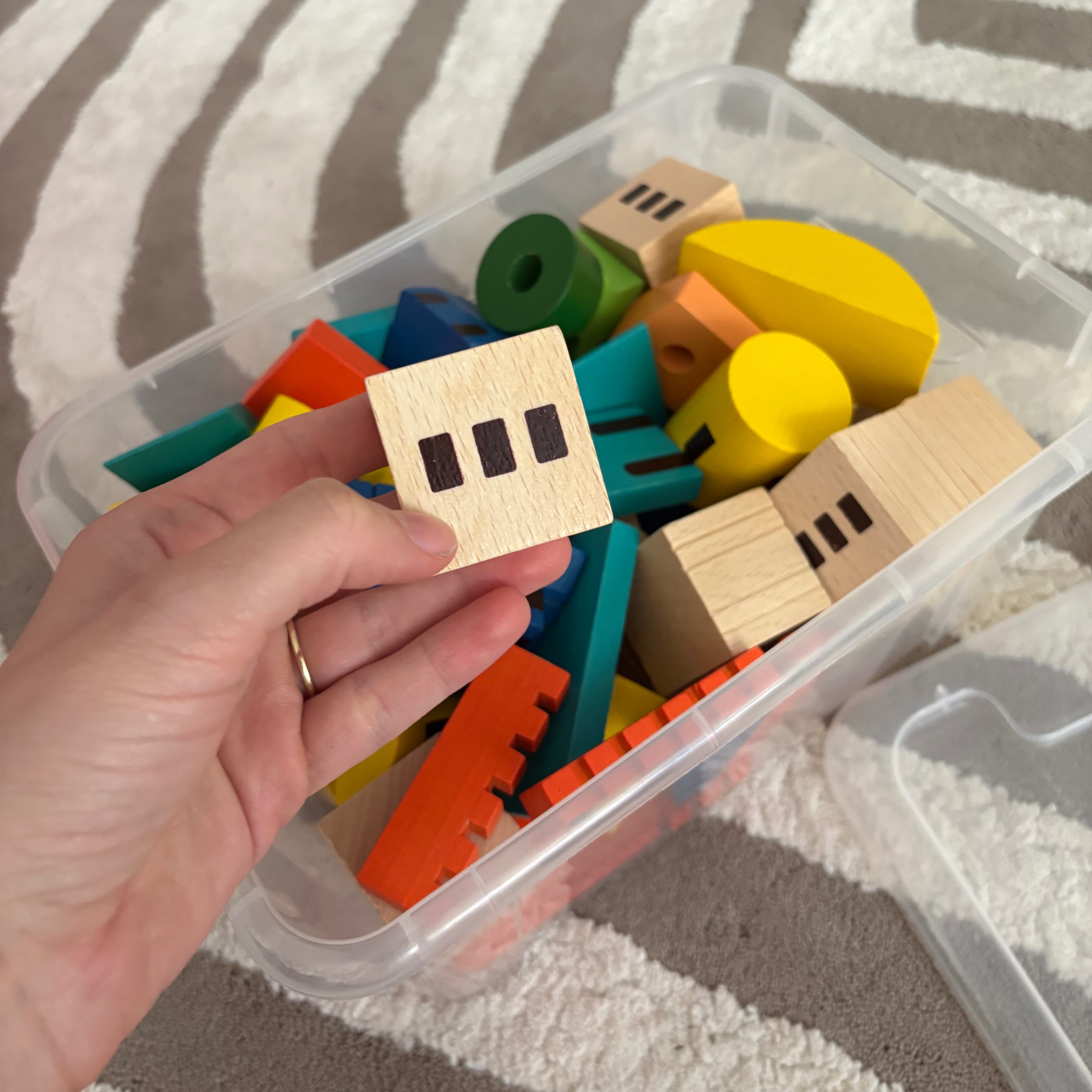 Wooden blocks