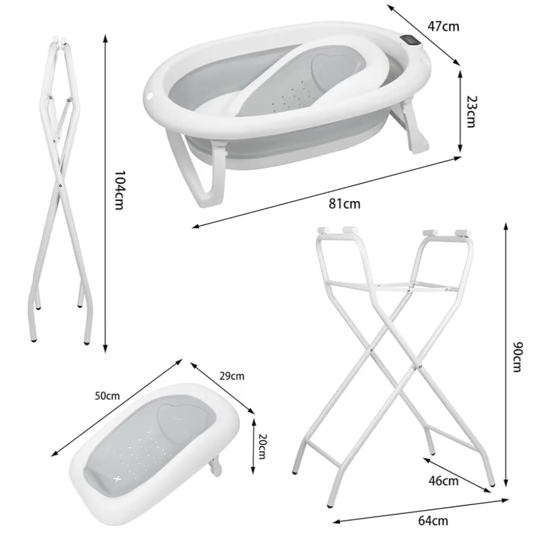 Freestanding baby bath