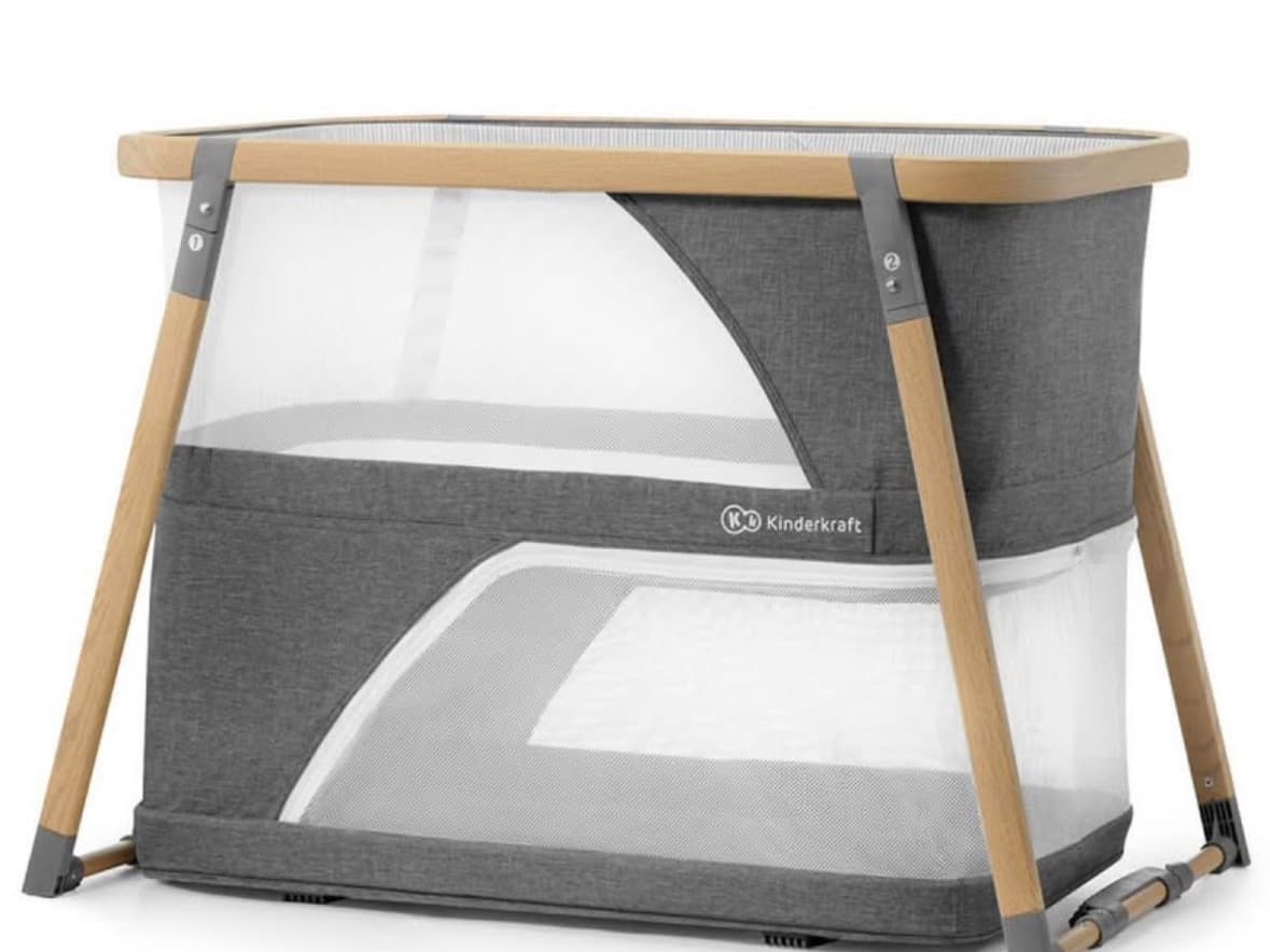 Kinderkraft SOFI 4-in-1 Baby Cot, Grey