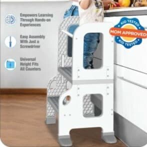 Kitchen Buddy 2 in 1 Stool Combo