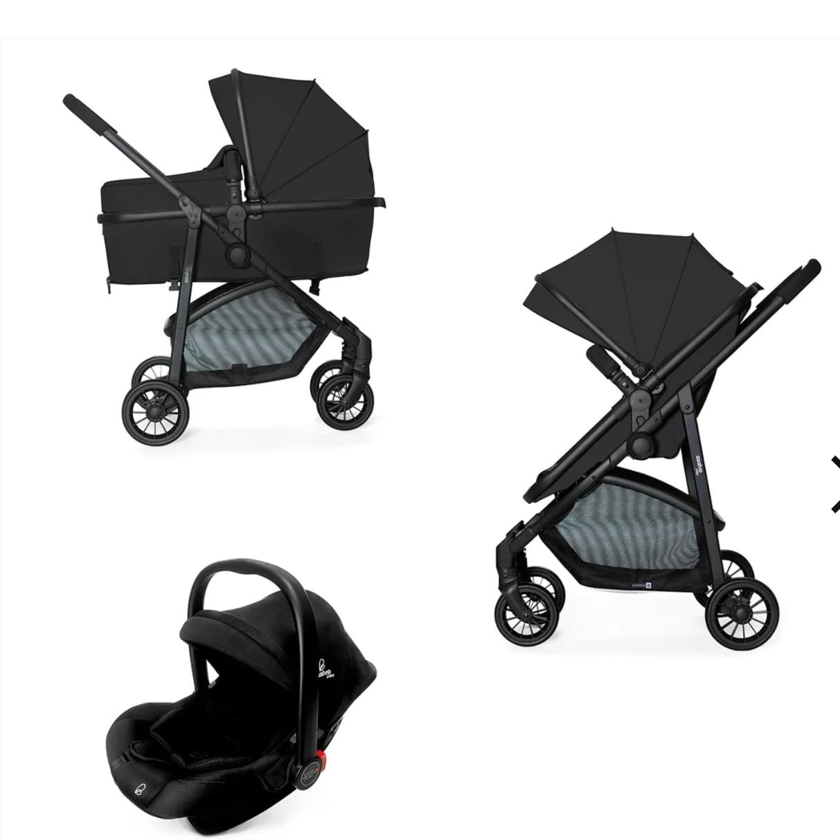 Biarritz Convertible 3-piece baby stroller