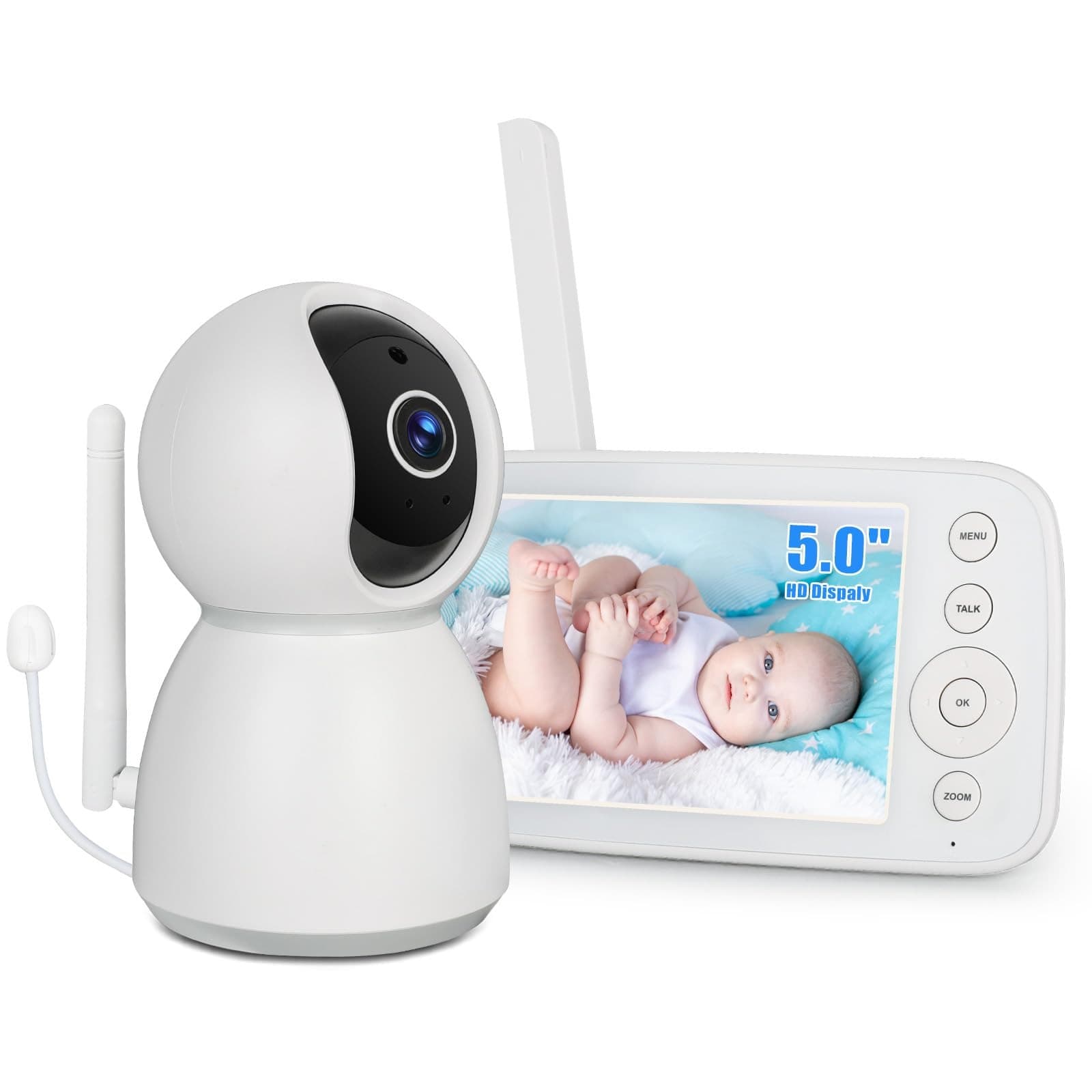 Video surveillance with baby monitor