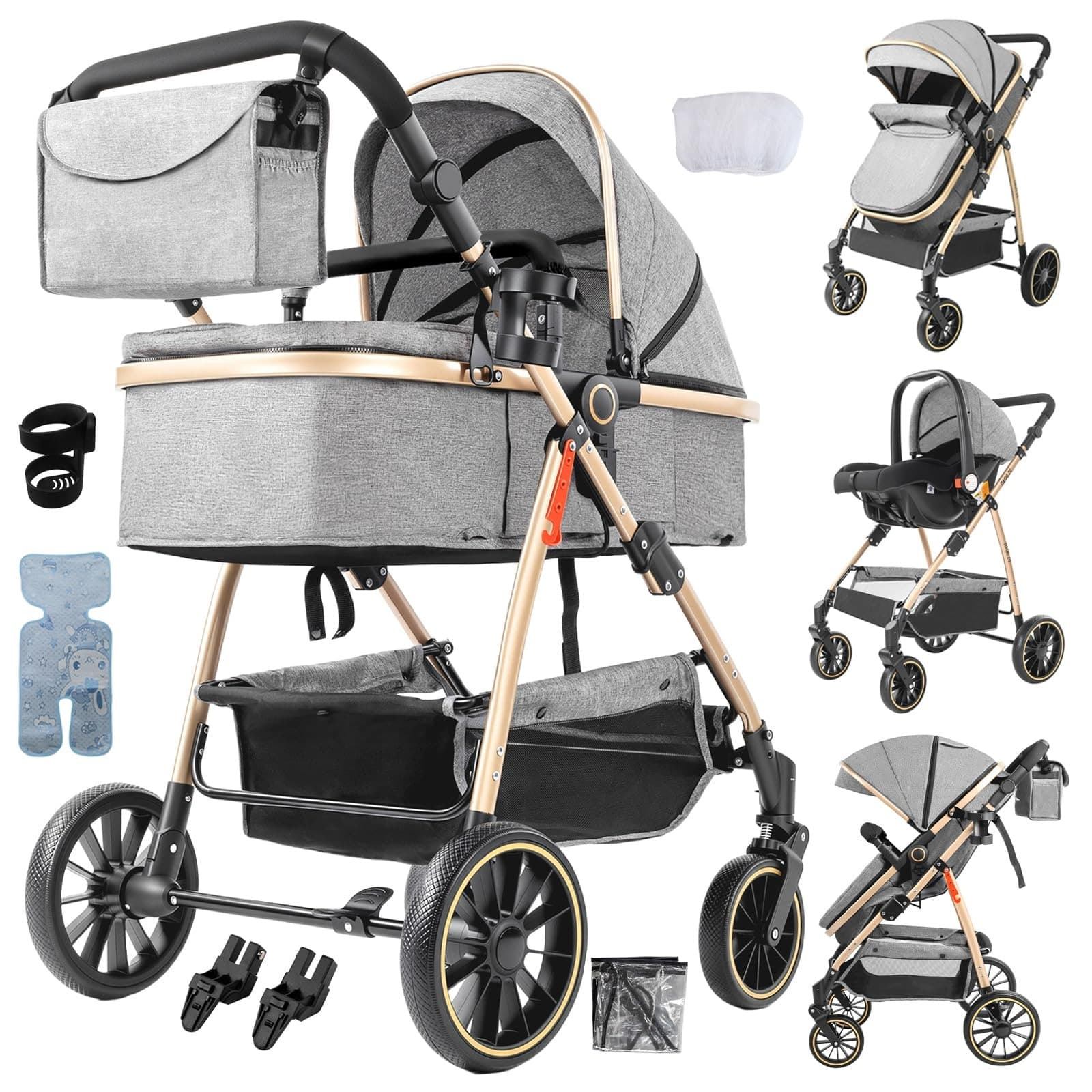 3-position stroller
