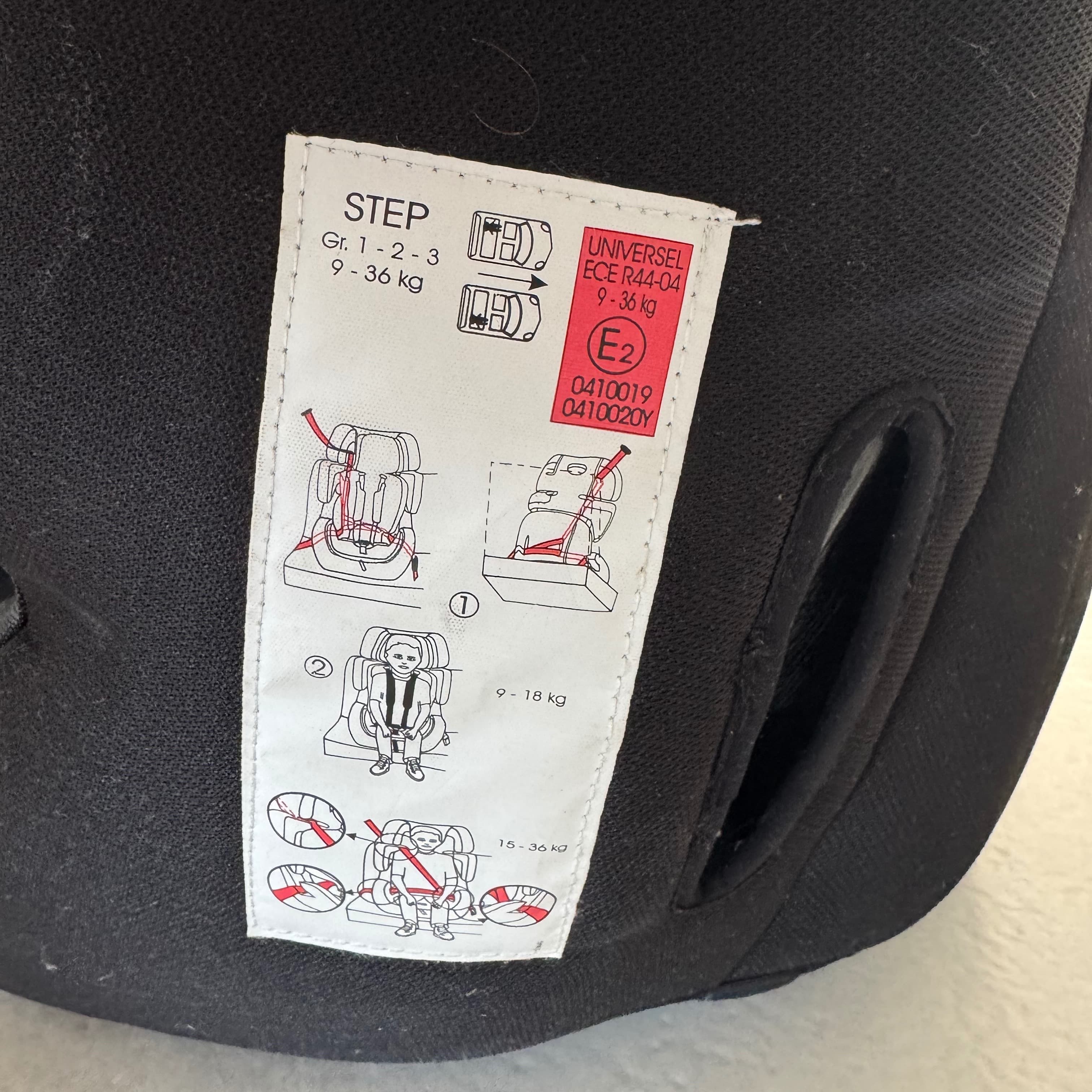 Seggiolino auto scalabile Step 123 - 2
