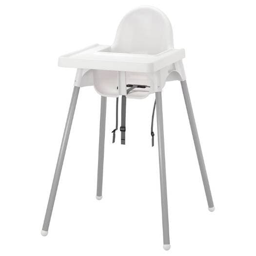 IKEA highchair with tray and pad