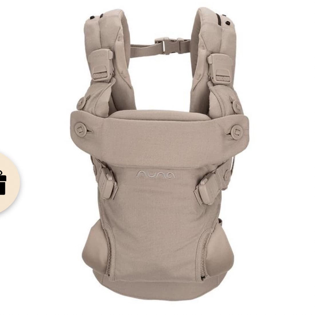 Sage green cudl baby carrier