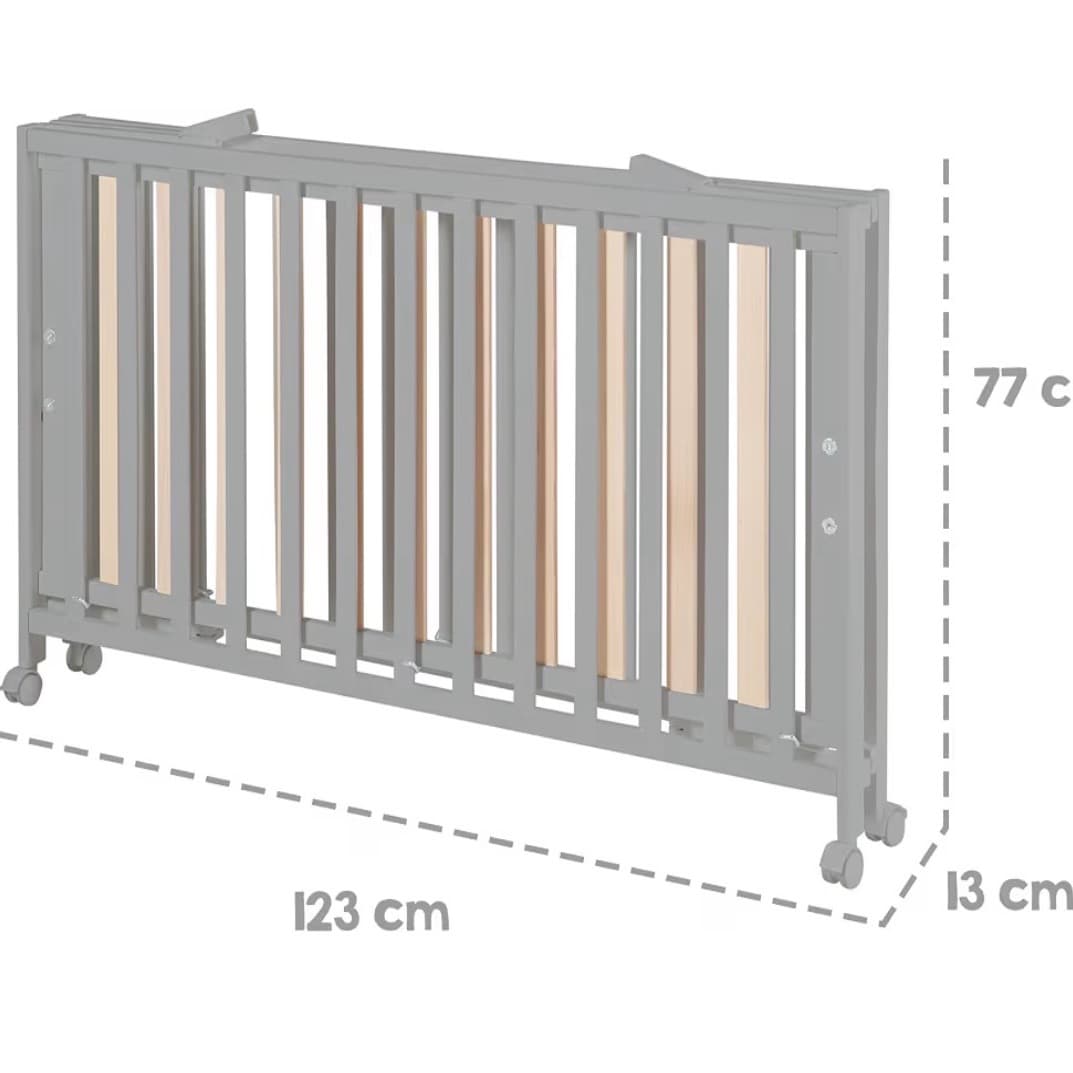 Culle in legno, letto pieghevole in legno Roba - 2