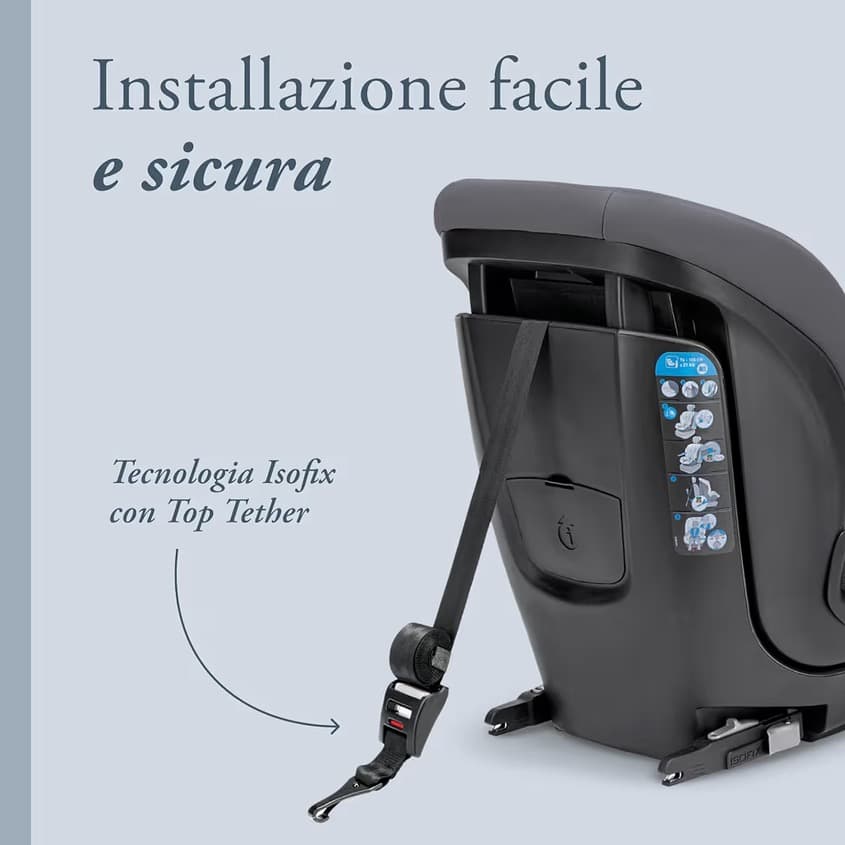 Car Seat Inglesina Caboto I-Size from 75 to 150 cm - Seggiolino auto Inglesina Caboto I-Size da 75 a 150 cm - 4