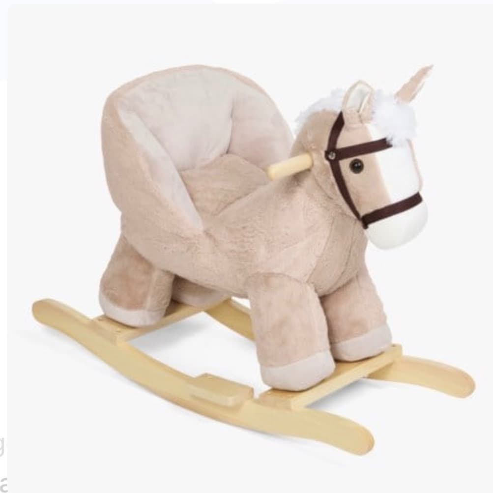 Ginger horse to ride for kids 