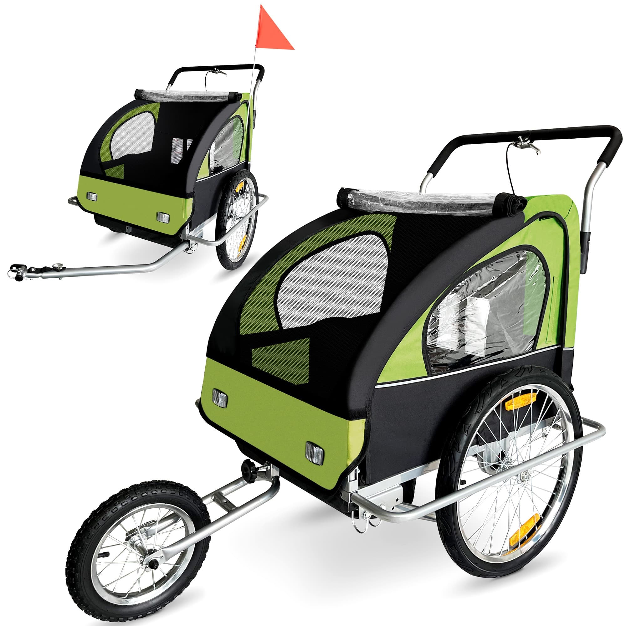 Remolque/cochecito de bicicleta para niños 