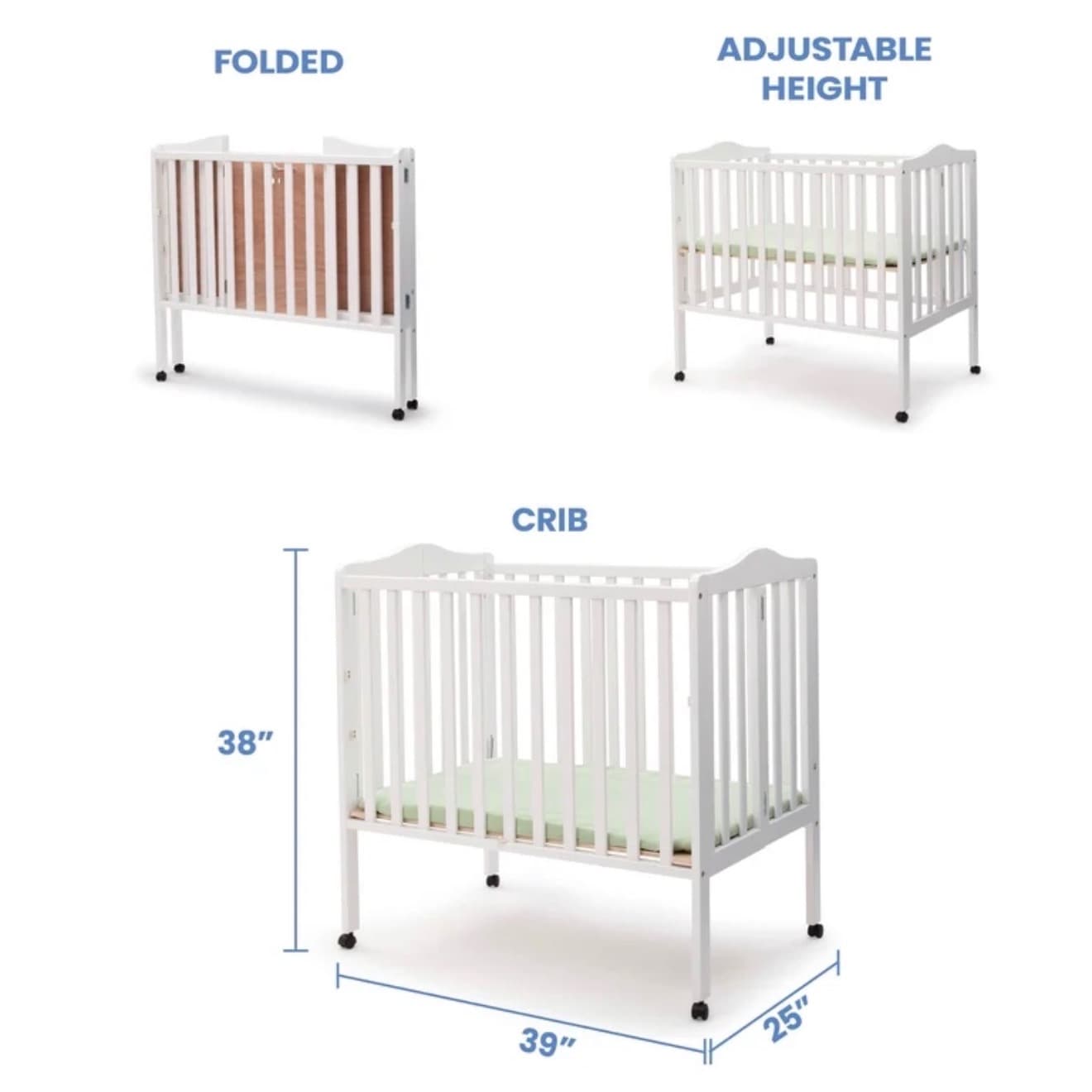 Delta Foldable Crib 