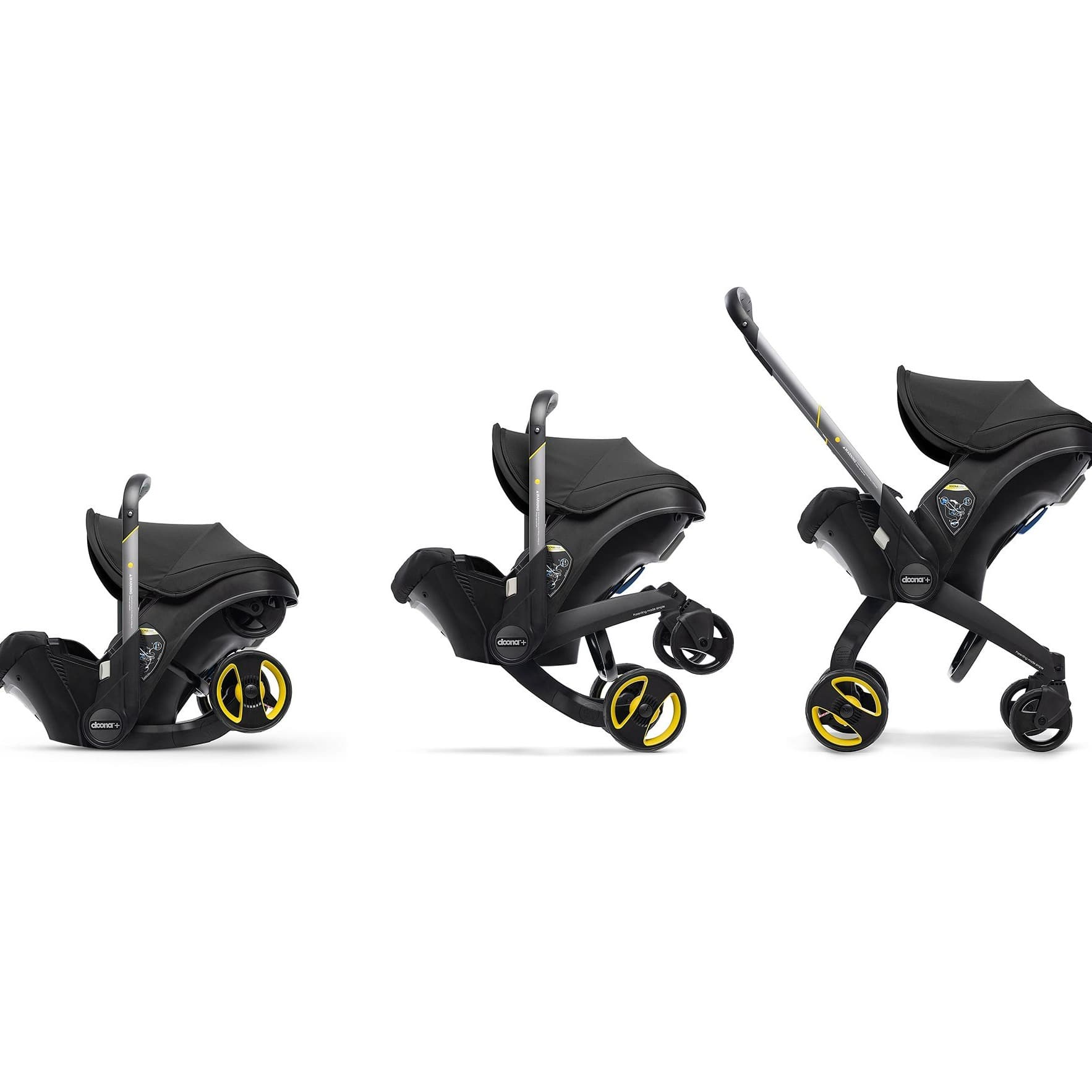 Seggiolino auto e passeggino per neonati tutto in uno con base - 4