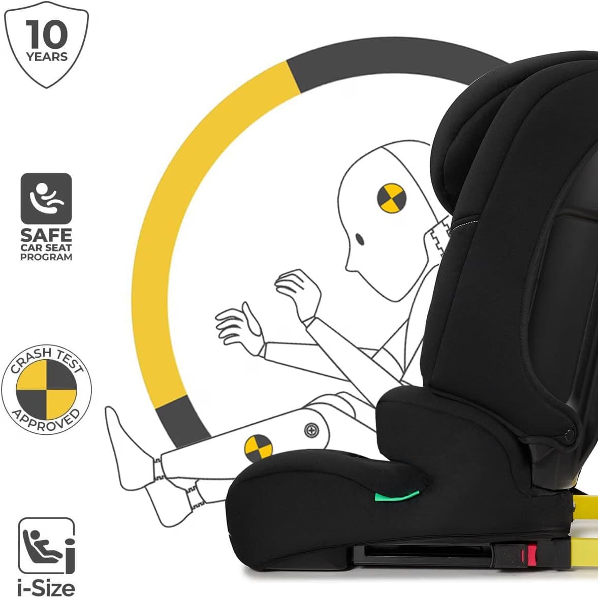 Seggiolino auto Kinderkraft SAFETY FIX 3 PRO ISOFIX 76-150 cm,  - 3
