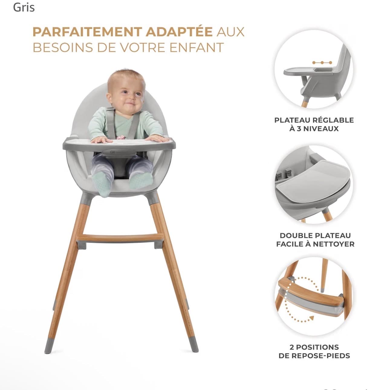 Finished 2 high chair