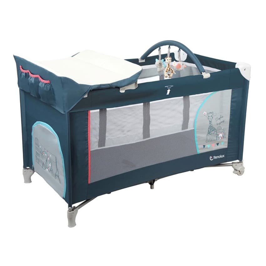 The Sophie la Girafe® folding bed by Renolux 