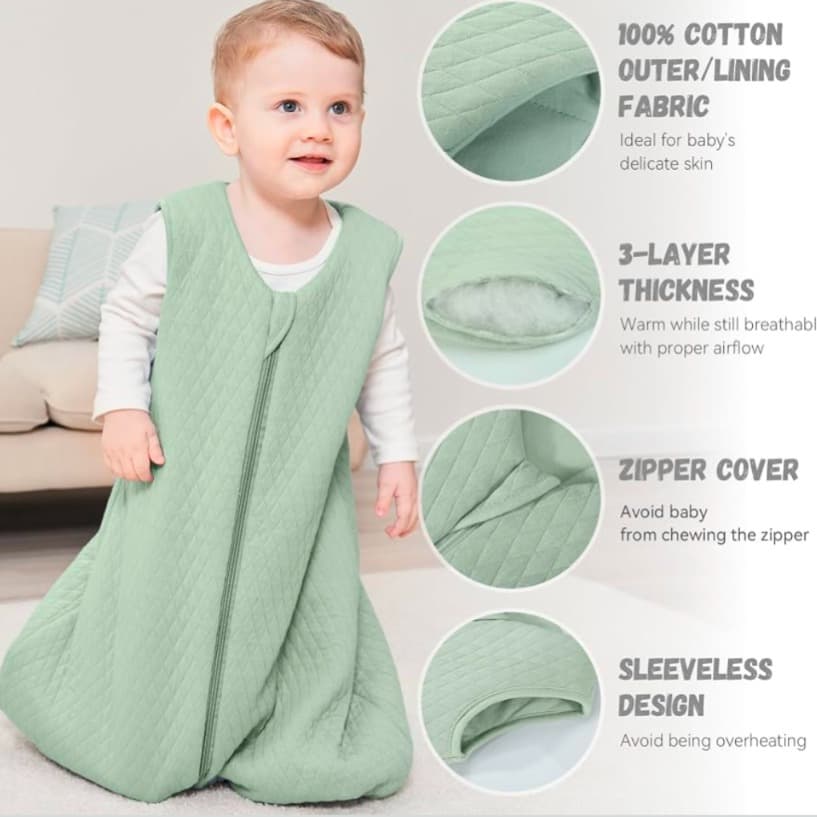 Sacco nanna per neonati 6-12 mesi 2,5 TOG (inverno) - 2