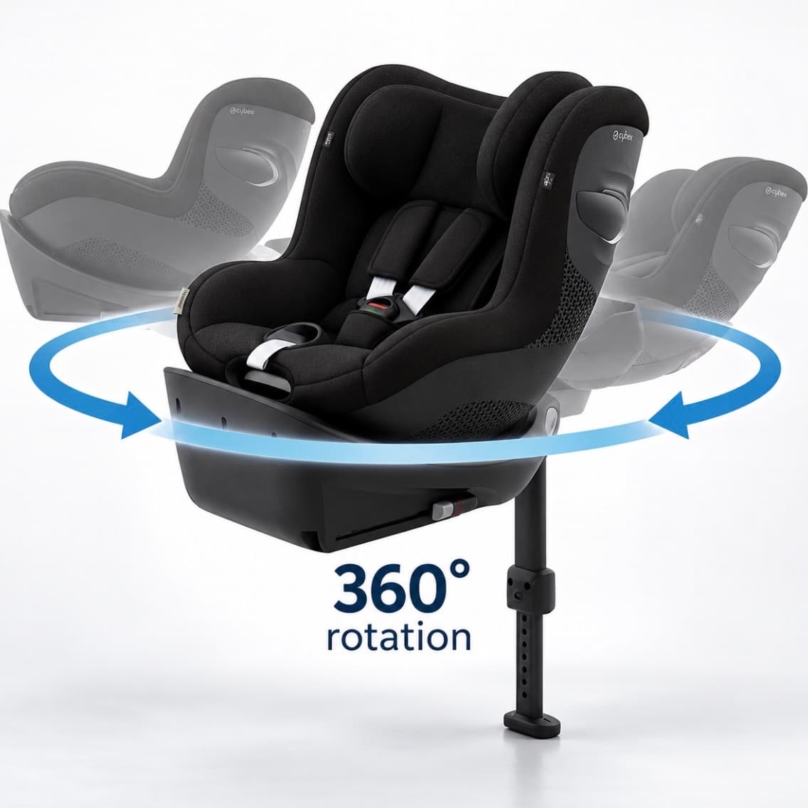 III Cybex Sirona Gi i-Size con riduttore — Magic Black 