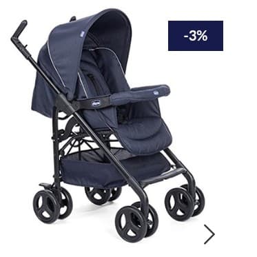 Passeggino blu .marca chicco
