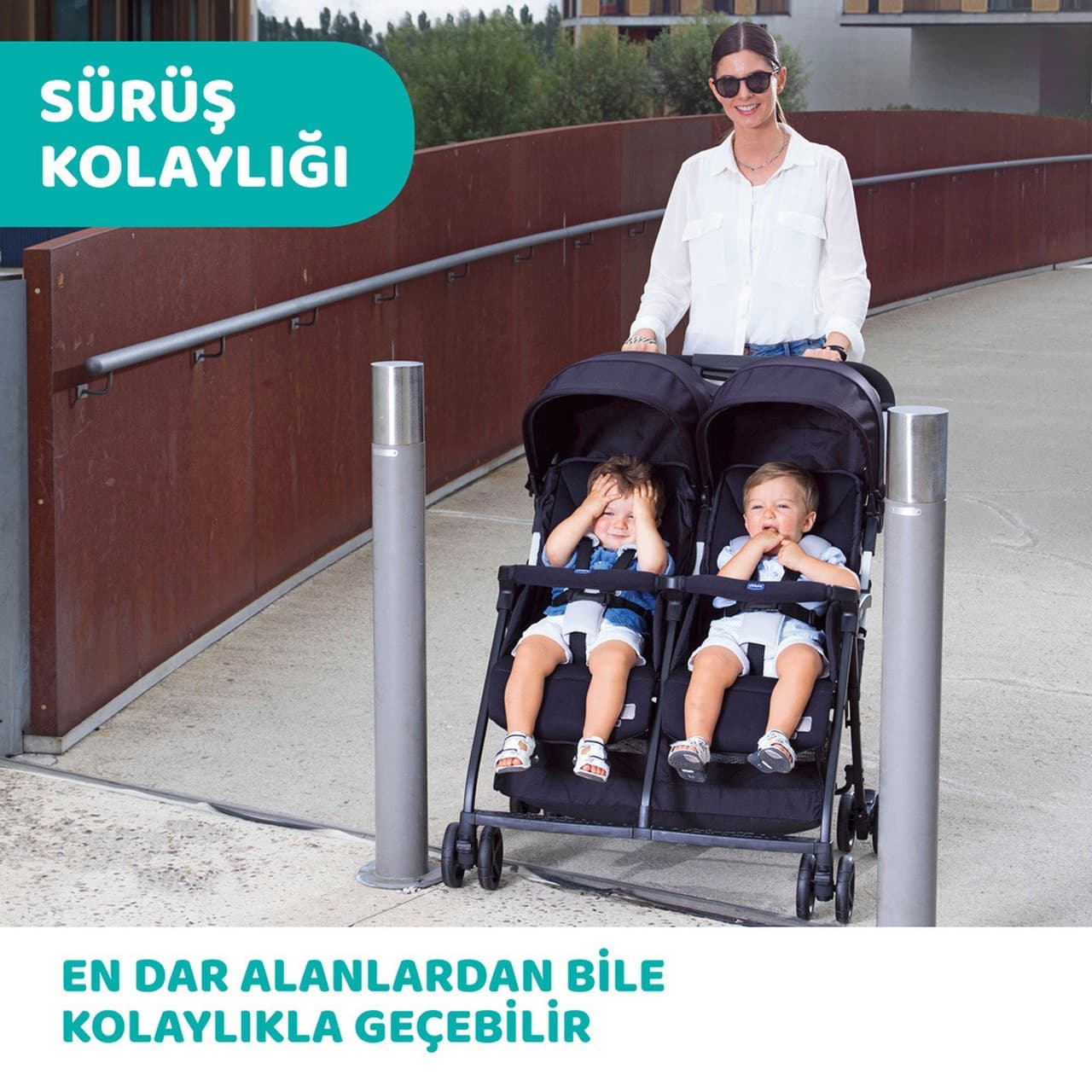 Chicco Ohlala Twin Stroller - 3
