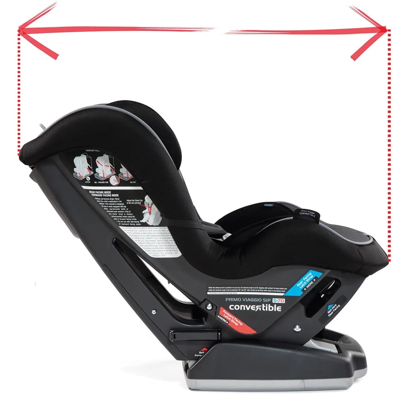 Seggiolino auto convertibile Peg Perego Primo Viaggio, nero - 2
